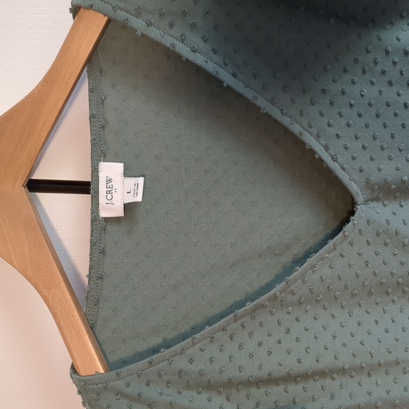 J. Crew flutter sleeve pin dot top! - Picture 2 of 4